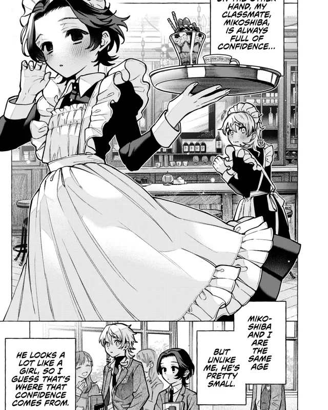 DISC] Highschool Boys Who Wear Maid Dresses at Work by @_yukimadoka | Short Story 1 : r/manga