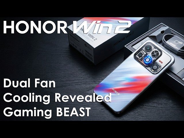 Honor Win 2's INSANE Dual Fan Cooling Revealed! Gaming BEAST