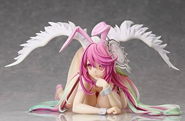 Amazon.com: No Game No Life: Jibril (Bare Leg Bunny Ver.) 1:4 Scale PVC Figure : Toys & Games