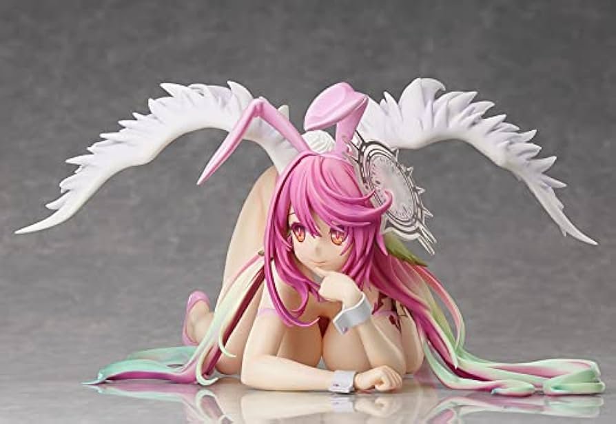 Amazon.com: No Game No Life: Jibril (Bare Leg Bunny Ver.) 1:4 Scale PVC Figure : Toys & Games
