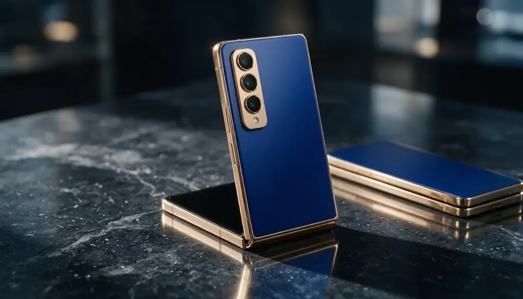 Samsung W27 Foldable: Gold-Blue Look, Oct. 29 [2026]