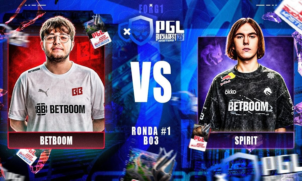 SPIRIT vs BETBOOM || PGL Masters Bucharest 2026 || Ronda #1 || BO3 || HIGHLIGHTS