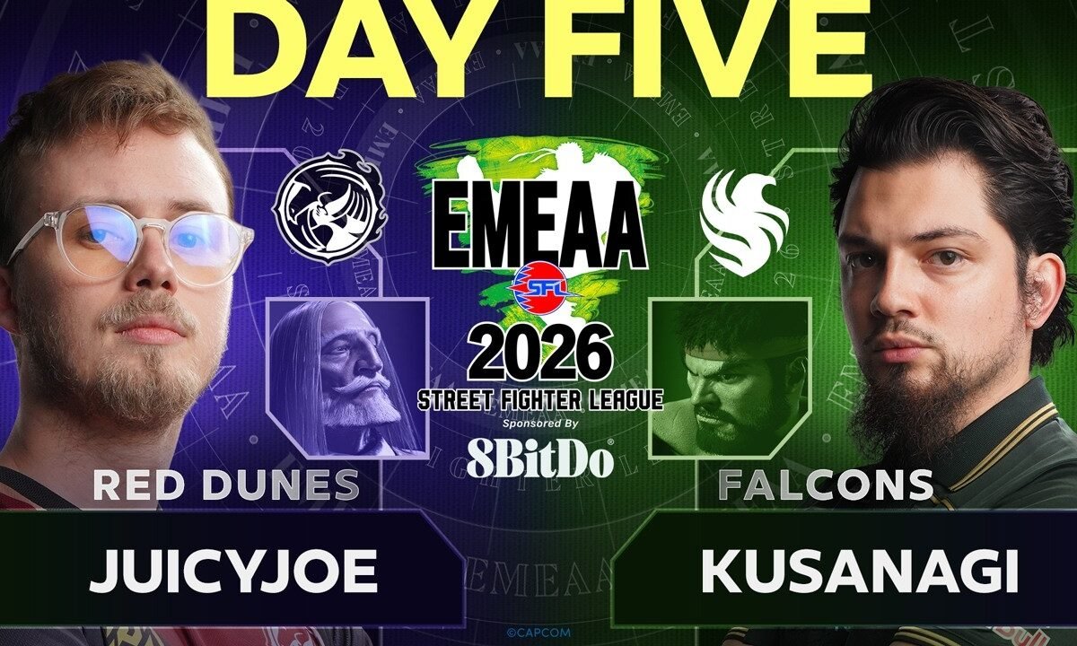 JuicyJoe (JP) vs. Kusanagi (Ryu) - Red Dunes vs. Falcons - Day 5 - SFL EMEAA 2026