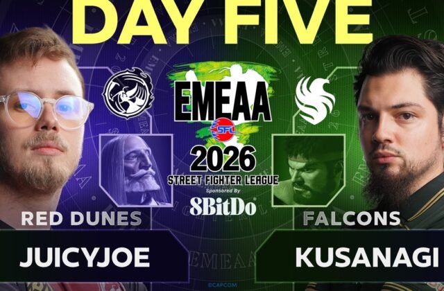JuicyJoe (JP) vs. Kusanagi (Ryu) - Red Dunes vs. Falcons - Day 5 - SFL EMEAA 2026