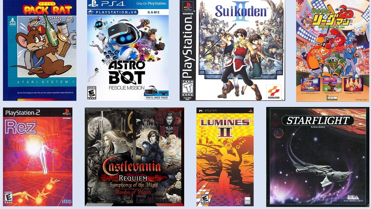Some of My Favorite Games - by Sean J. Jordan