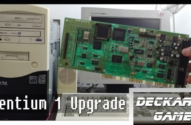 Pentium 1 Upgrade! Installing Sound Blaster 16 + CD-Writer