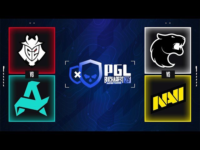 PGL MASTERS BUCHAREST 2026 - G2 vs Aurora | FURIA vs NaVi