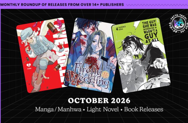 October 2026 Manga, Manhwa, Light Novel, & Book Releases | Yatta-Tachi