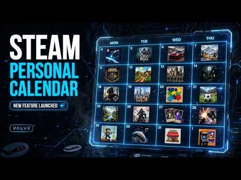 Steam's New Personal Calendar Is Officially Here After a Year of Testing