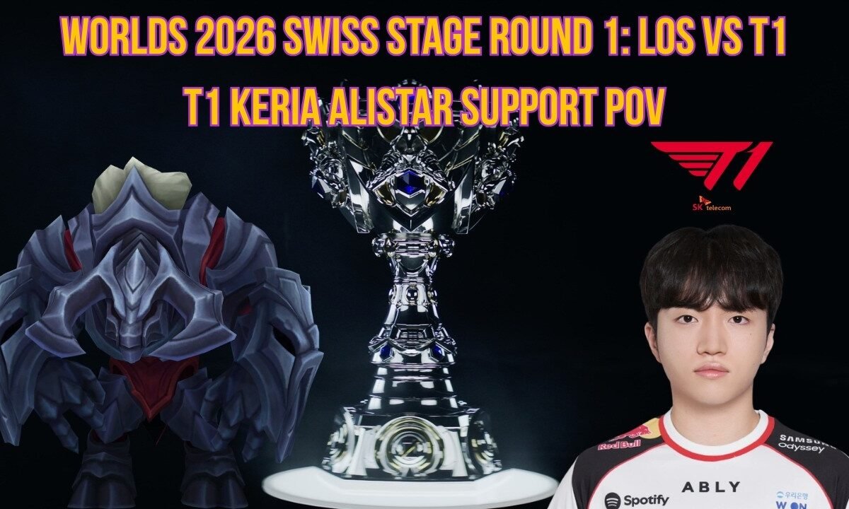 Worlds 2026 Swiss Stage Round 1: LOS vs T1 | T1 Keria Alistar Support POV
