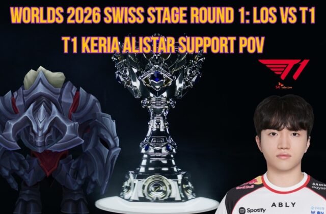 Worlds 2026 Swiss Stage Round 1: LOS vs T1 | T1 Keria Alistar Support POV