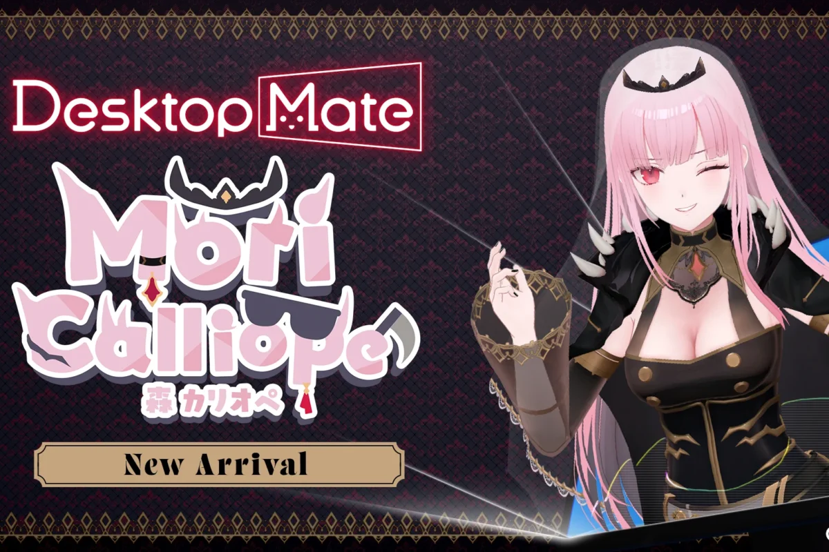 Desktop Mate（デスクトップメイト）｜Mac版・Widgets配信中！ on X: "📢 New DLC Announcement 📢 "Mori Calliope" Releasing Thu, Oct 29! 💀 hololive's first arrival on Desktop Mate! 🎤 Newly recorded voice lines by Mori Calliope herself, in