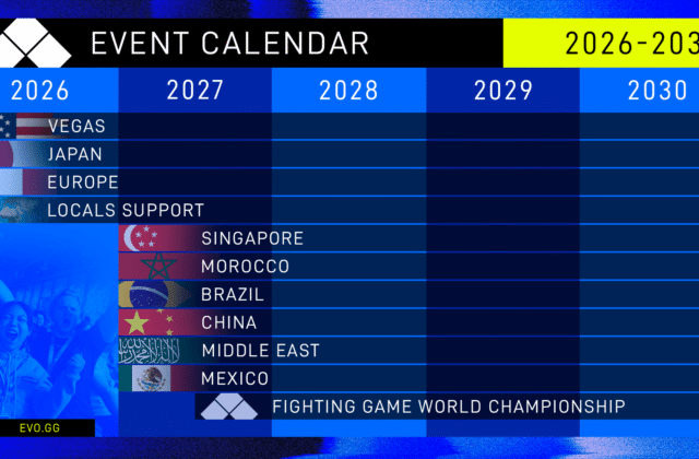 Evo expands to Brazil, China, Saudi Arabia and more, announces new Fighting Game World Championship