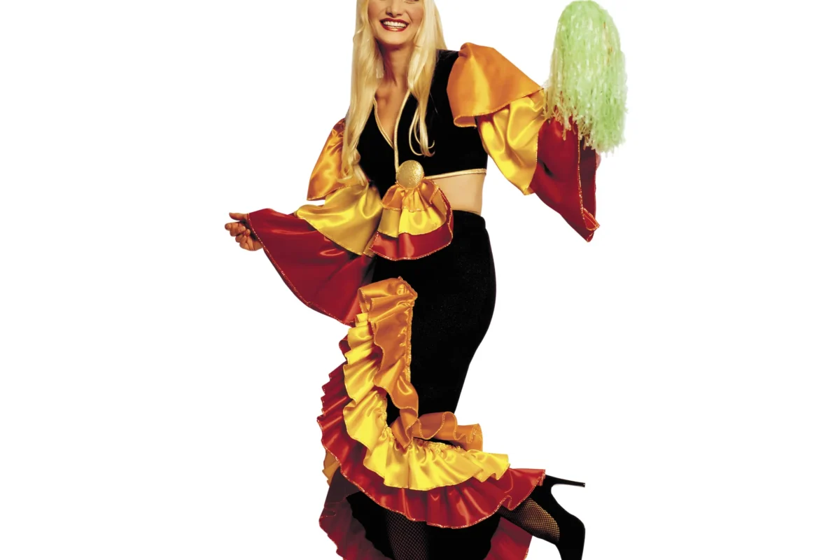 Brazilian Samba Costume: Velvet Skirt, Bustier & Headpiece - Handmade in EU