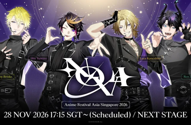 NIJISANJI EN Livers to appear at the AFA NEXT Stage during Anime Festival Asia Singapore 2026 | NIJISANJI