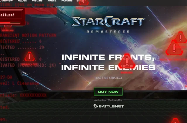 Go to the site again this is new . It does not repeat so I cant replicate it anymore : r/starcraft
