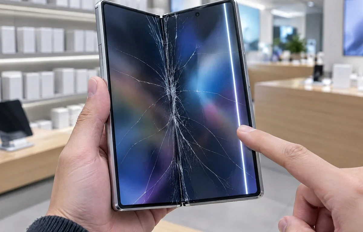 iPhone Duo Inner Display Cracks: $999 Fix, 6 Hrs [2026]