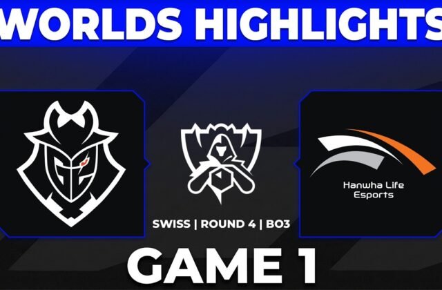 G2 vs HLE Game 1 Highlights | Worlds 2026 Swiss Stage | G2 Esports vs Hanwha Life